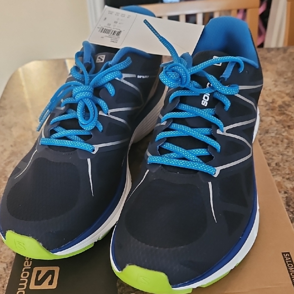 Sonic Navy Sonic Blazer Sneakers.  Men's 12.5